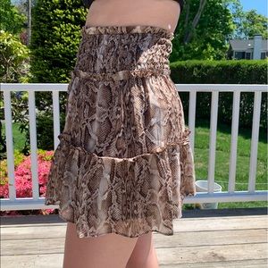 Snake skin skirt